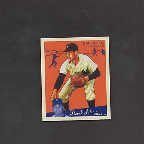 2008 Upper Deck Goudey Mini Red Back 132 DON LARSEN EBay