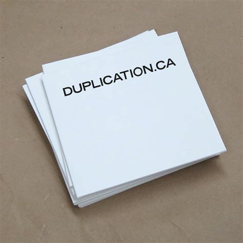 Uncoated Pt White Cardboard Sleeve For Cd Dvd Cd Dvd Jackets