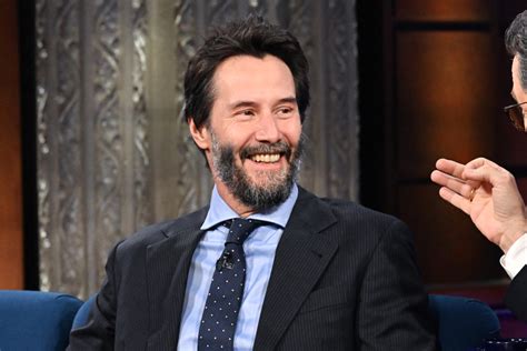 Keanu Reeves Promotes The Book Of Elsewhere On The Late Show With