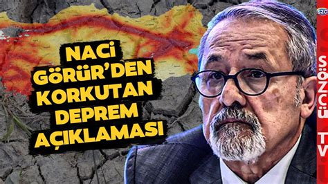 Malatya Depremi Sonrası Naci Görür den Korkutan Yeni Fay Açıklaması