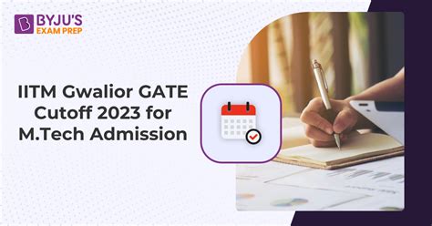 IIIT Gwalior GATE Cutoff 2023 for MTech Admissions