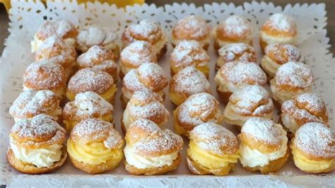 Profiteroles Con Dos Rellenos Con El Truco Del Horno Que Nunca Falla