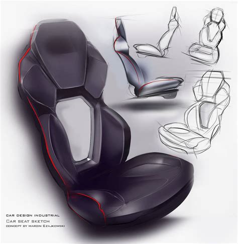 Car Seat Sketch By Czajkovski On Deviantart