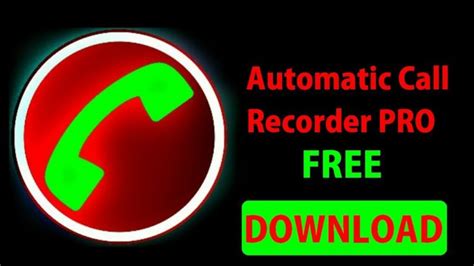 Download Automatic Call Recorder Pro App 2021