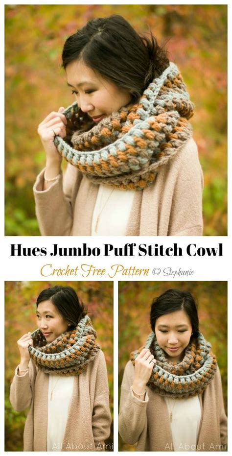 Puff Stitch Cowl Crochet Free Patterns Crochet Knitting Crochet