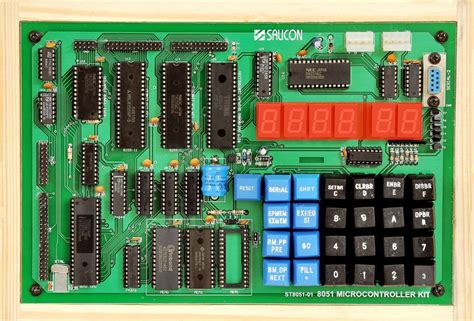 8051 Microcontroller Trainer Kit Circuit Diagram