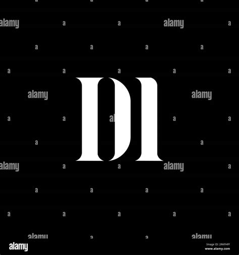 Di D I Letter Logo Design Initial Letter Di Uppercase Monogram Logo