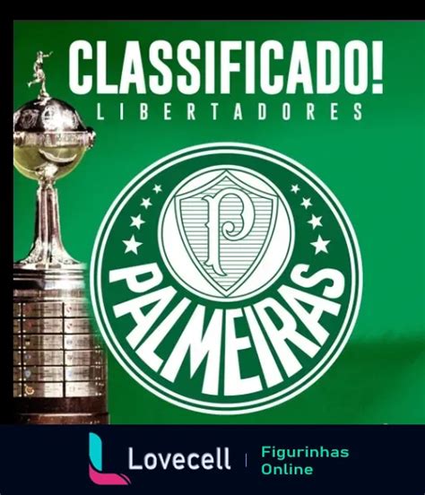 Figurinha Classificado Libertadores Palmeiras Para WhatsApp Lovecell