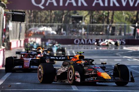 F1 News Sainz And Perez Cleared After Race Ending Baku Crash