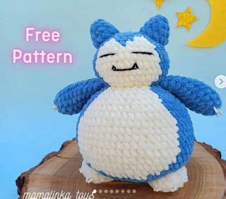 Patrones Amigurumi Gratis Patron Gratis Snorlax Pokemon Amigurumi