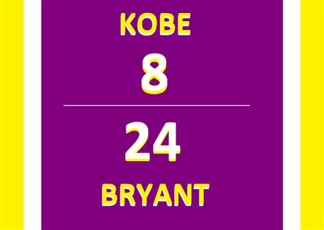 Kobe Bryant 8 and 24 Tribute by ConnorMcgranahan on DeviantArt