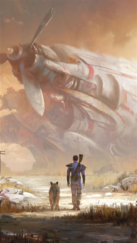 Fallout 4 Prydwen Concept Art - 640x1136 Wallpaper - teahub.io