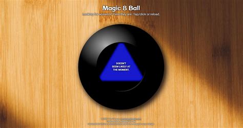 The Online Magic 8 Ball - Tom Hinson Design