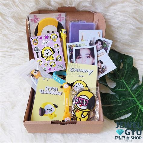 Jual Produk Keren BT21 Chimmy Gift Box Hampers Graduation Birthday