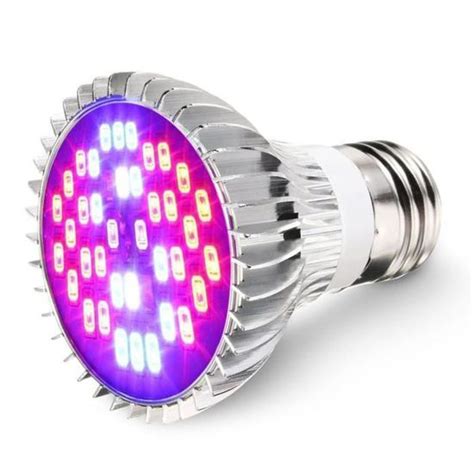 E27 30w Ampoule De Croissance 40 Led 800 1200lm Lampe De Culture