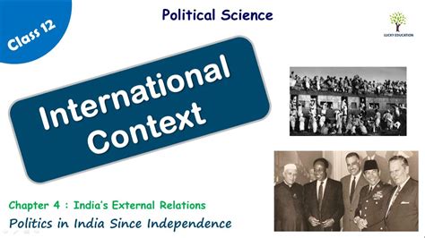 International Context India S External Relations Class 12 Political Science Youtube