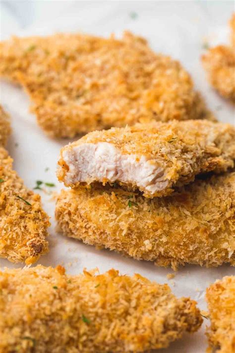 Crispy Oven Baked Chicken Tenders - Little Sunny Kitchen