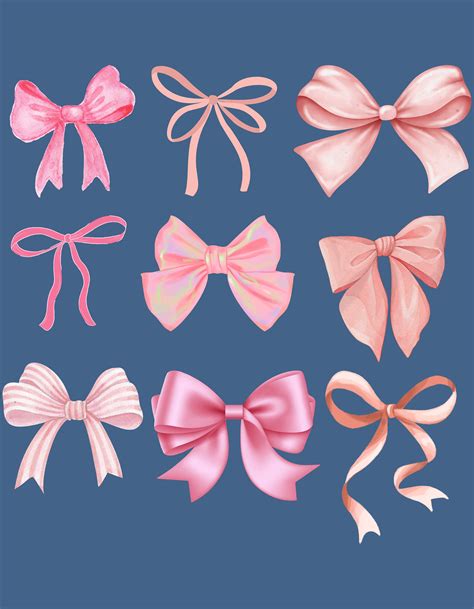 Coquette Bow Transparent Background PNG - Etsy