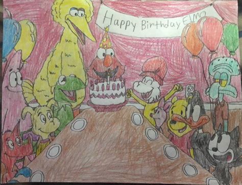 Elmos birthday by dhgghfgh on DeviantArt