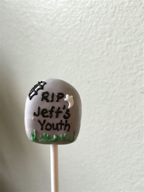 Over The Hill Tombstone Cake Pops Over The Hill Cakes Cake Pops