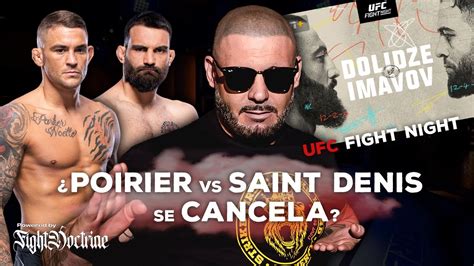 Se Cancela El Combate Poirier Vs Saint Denis Toda La Info Aqu Ufc