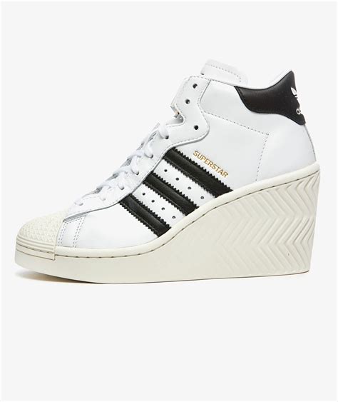 White Adidas Superstar Ellure Svd