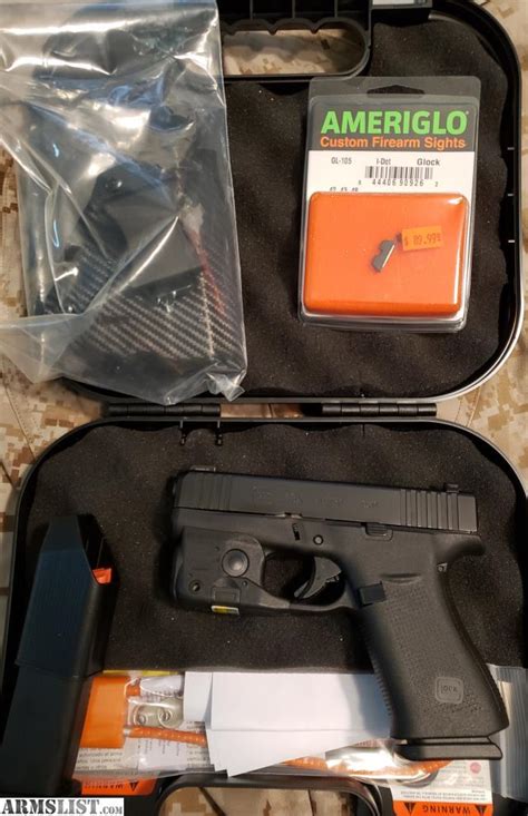 Armslist For Sale Trade Glock 43x 9mm Brand New With Tlr6 And Night Sights New Etc