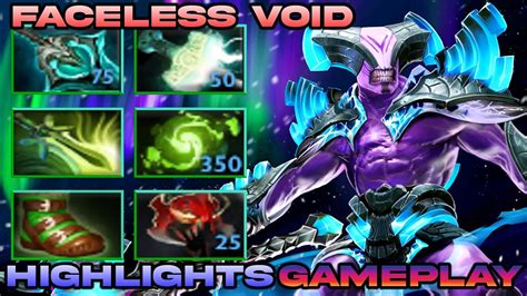 DOTA 2 FACELESS VOID INTENSE TEAM FIGHT GAMEPLAY YouTube