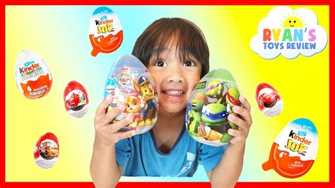 Kinder Surprise Eggs Unboxing Youtube