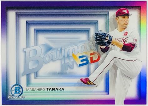 Yahooオークション 【田中将大東北楽天】2022 Topps Bowman Npb Ch