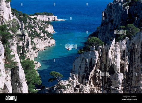 Cassis Calanque D En Vau Bouches Du Rhone Provence France Mediterranean