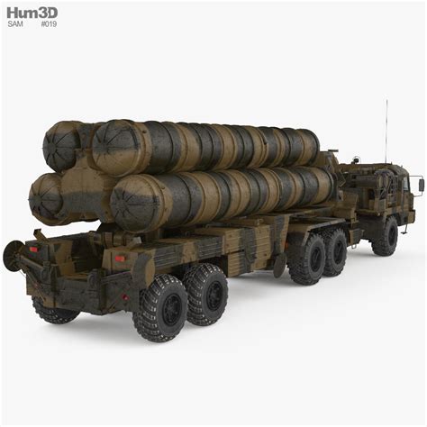 S-400 missile system 3D model - Download Artillery systems on 3DModels.org