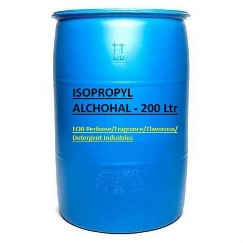 Ipa Isopropyl Alcohol For Perfume Fragrance Flavor Soap Detergent