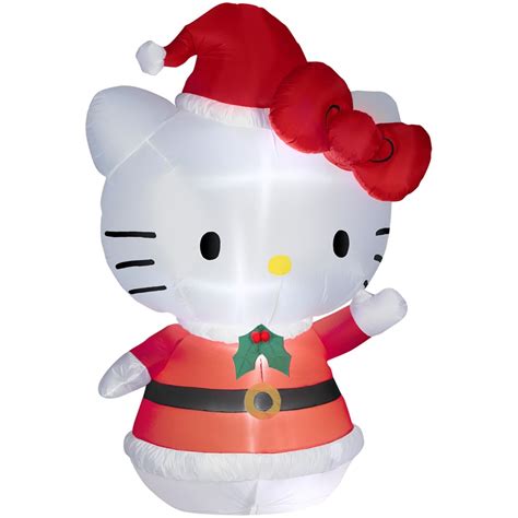 Holiday Living 551 Ft Inflatable Fabric Christmas Hello Kitty At