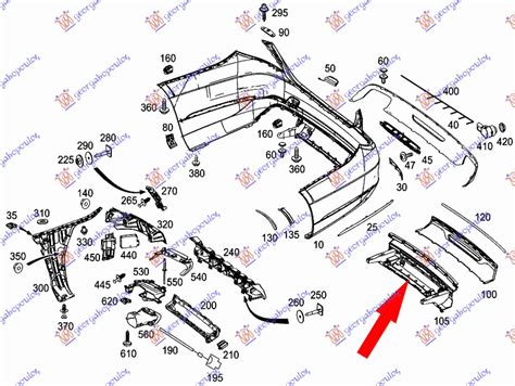 Nosac Zadnjeg Branika Srednji Amg Line Mercedes S Class