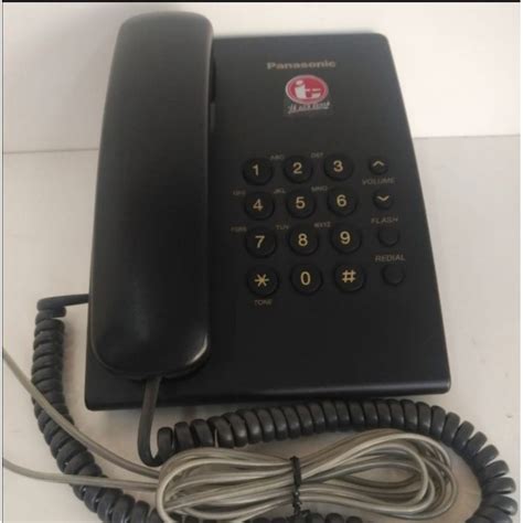 Jual Pesawat Telepon Rumah Dan Kantor Panasonic Kx Ts Hitam