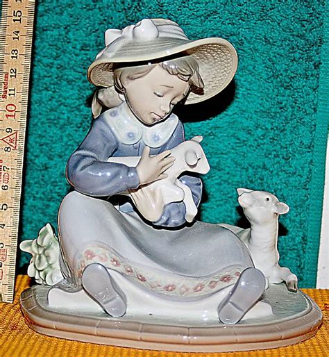 Lladro Porzellan Figur M Dchen Mit L Mmer Im Kanton Zug Tutti Ch