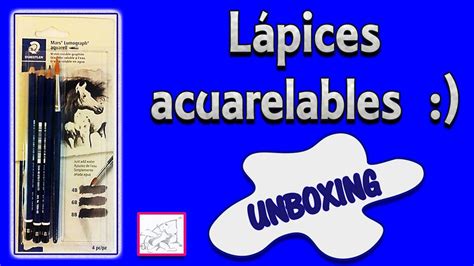 STAEDTLER Mars Lumograph aquarell 100A Lápices acuarelables Grafito