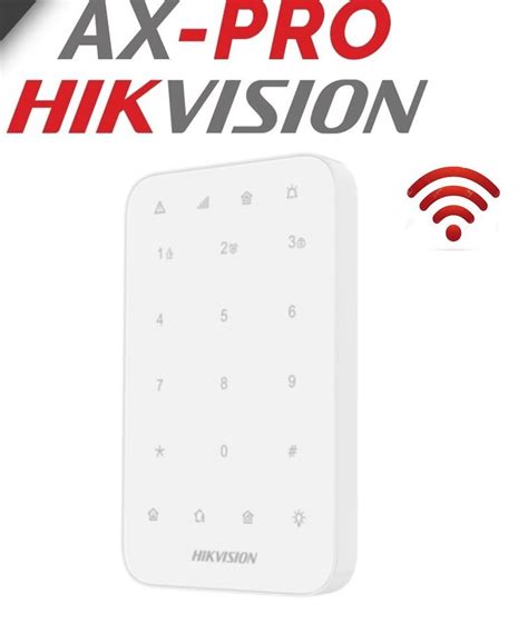 Ax Pro Ds Pk1 E Wb Teclado Inalambrico Hikvision Hikvision