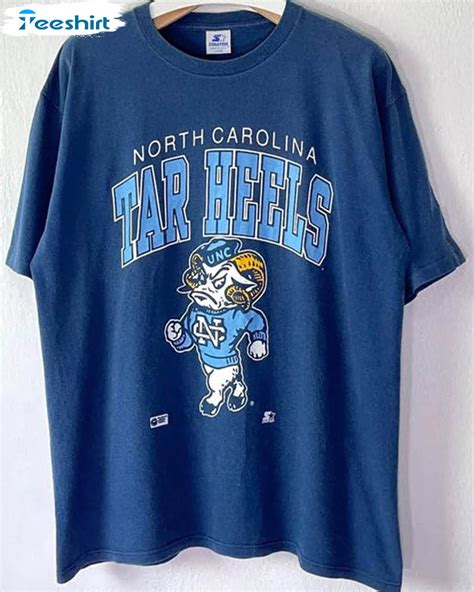 North Carolina Tar Heels Vintage Short Sleeve Unisex T Shirt