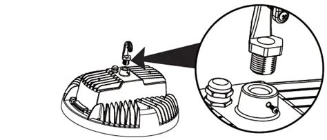 Portor Lighting Pt Hbu Series Round Led High Bay Instruction Manual