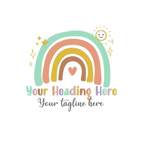 Premade Logo Logo Design Daycare Logo Business Card Design Etsy Uk