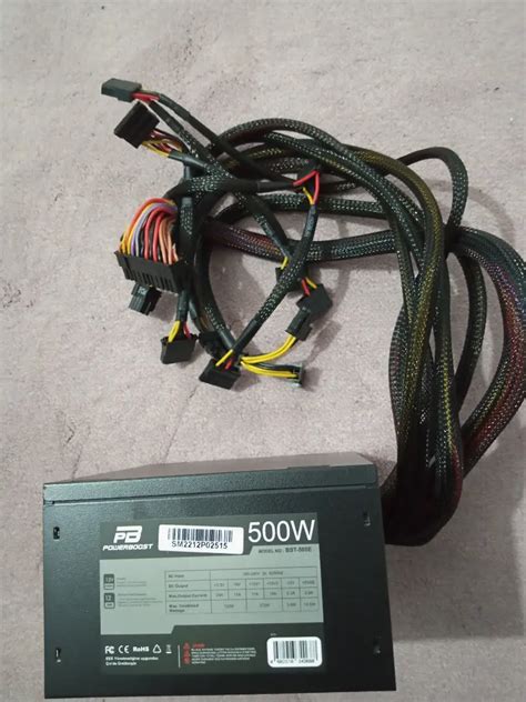 POWERBOOST 500W PSU GÜÇ KAYNAGI Masaüstü Bilgisayar 1675162792