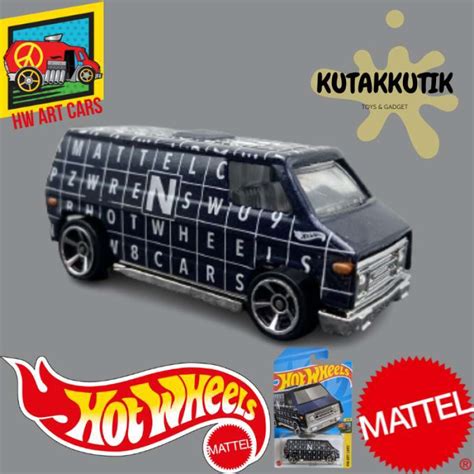 Jual Hot Wheels Mobil Van 70s Van Hitam Lot F 2023 Hw Art Cars Di Seller Kutakkutik Pulo