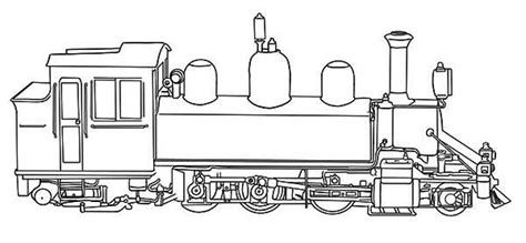 Steam Train Coloring Page For Kids Color Luna