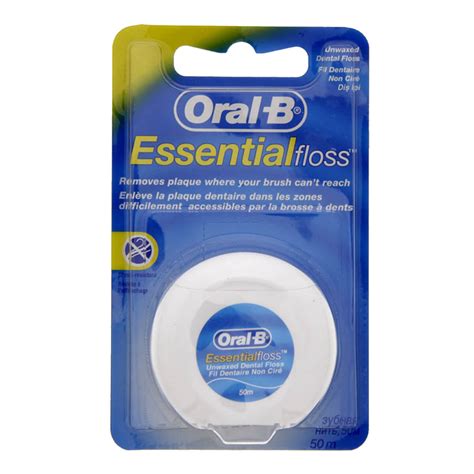 Oral B Essential Dental Floss Unwaxed Oral B