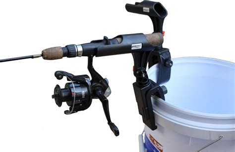 Brocraft Ice Fishing Bucket Rod Holder Ice Fishing Shelter Rod Holder