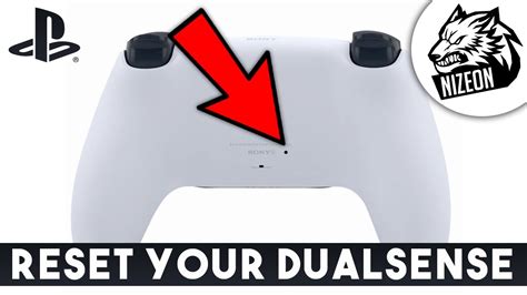 HOW TO RESET YOUR PS5 DUALSENSE CONTROLLER YouTube