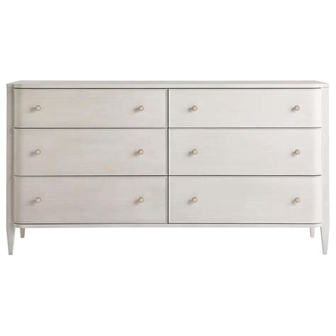 A Clean Alabaster Finish Encases The Chelsea Dresser Which Includes