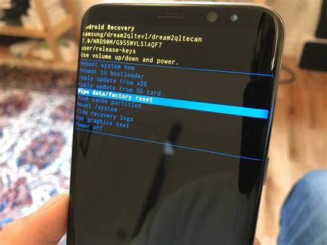 How To Reset The Galaxy S8 To Factory Settings Android Central